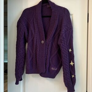 Taylor Swift Speak Now Taylor’s Version Cardigan, Purple, Size Medium/Large